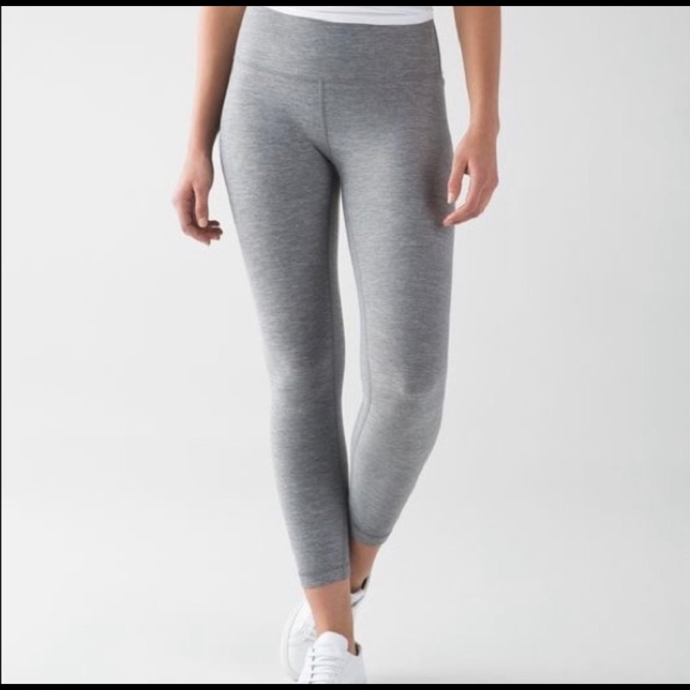 Heather Gray Ivivva Girls Leggings